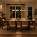 Modern Elegance Chandelier in a room