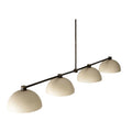 Modern Elegance Chandelier in blackened brass