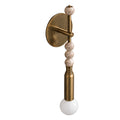 Modern One-Light Wall Sconce in antique brass