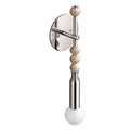 Modern One-Light Wall Sconce in polished chrome