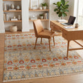 Modern Tribal Repeat Old Design in a home office