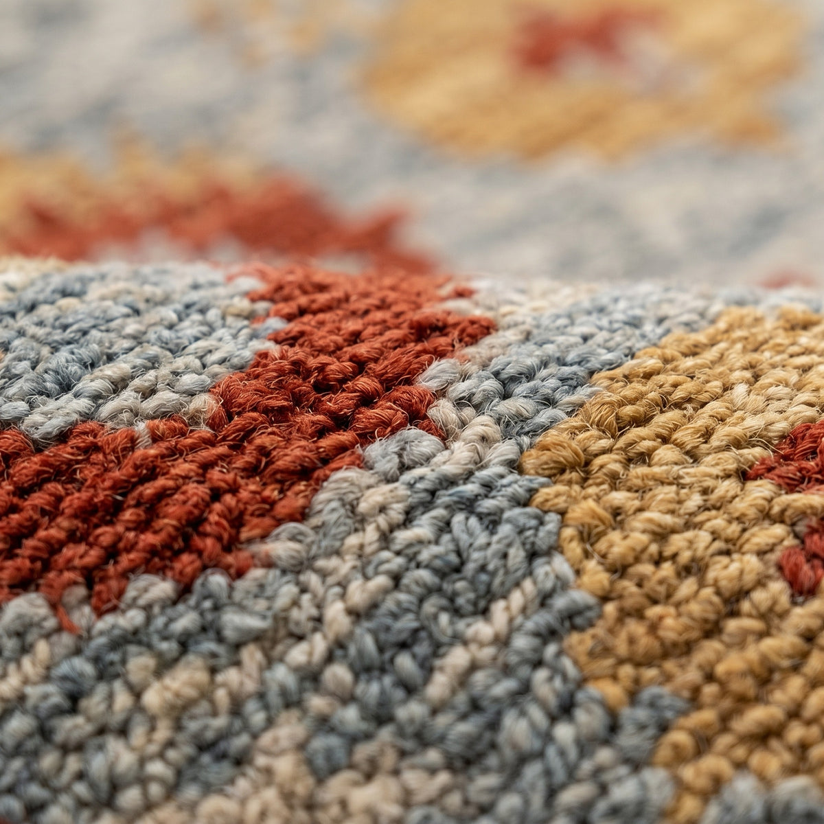 Modern Tribal Repeat Old Design, close up of the texture
