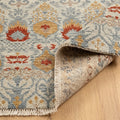 Modern Tribal Repeat Old Design, folded corner showing the back