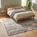 Momeni Handknotted Rug in a bedroom