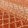 Montauk Gabbeh Area Oversize Hallway Rug, close up of the texture