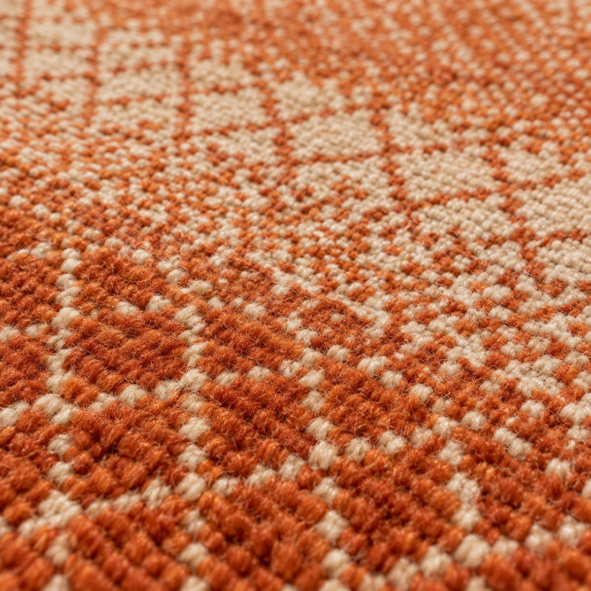 Montauk Gabbeh Area Oversize Hallway Rug, close up of the texture