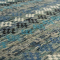 Multi Color Modern Contemporary Tribal Rug, close up of the texture
