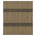 Natural Jute Area & Runner Rug - Ideal for Hallways & Entryways, full view on a white background