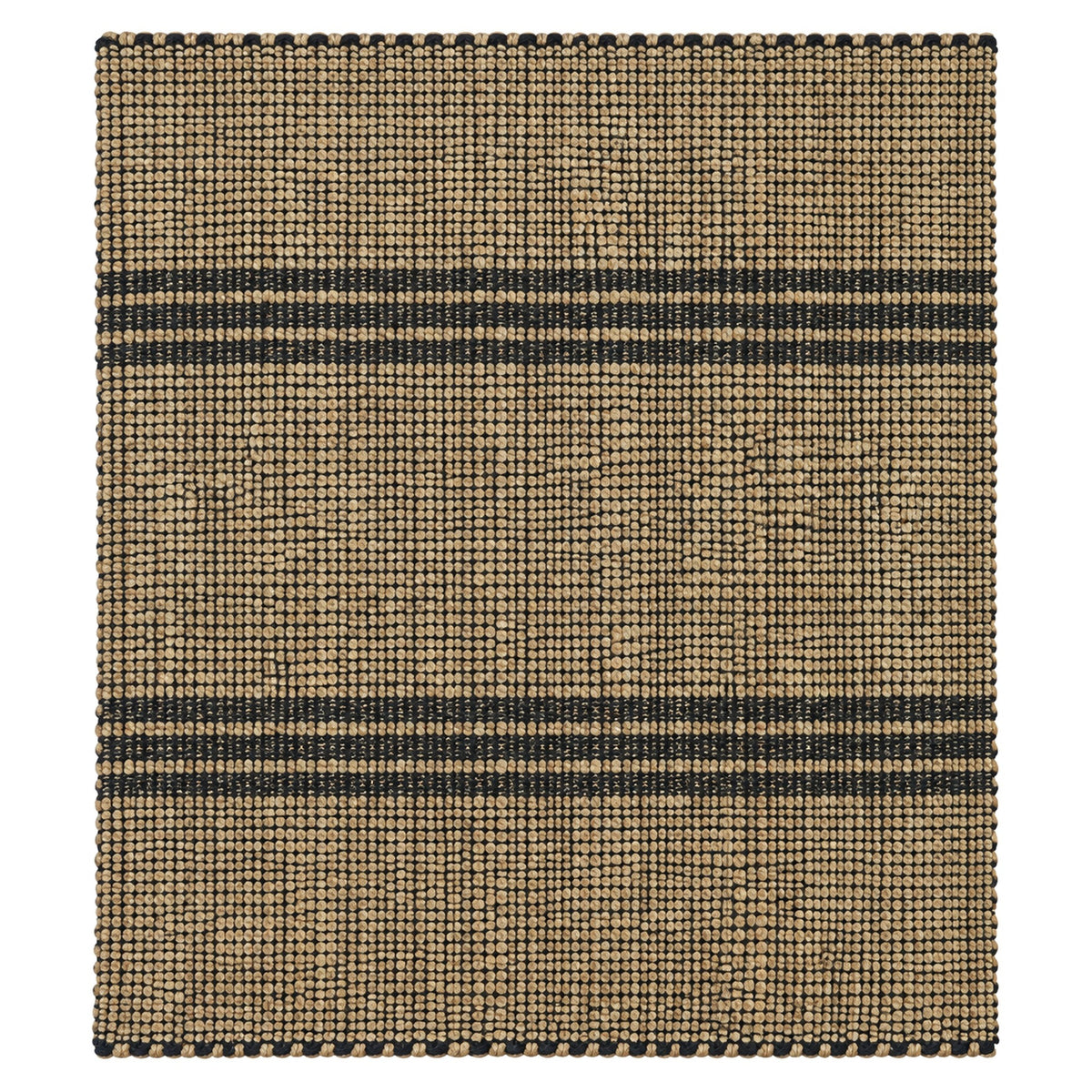 Natural Jute Area & Runner Rug - Ideal for Hallways & Entryways, full view on a white background