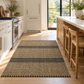 Natural Jute Area & Runner Rug - Ideal for Hallways & Entryways in a kitchen
