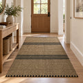 Natural Jute Area & Runner Rug - Ideal for Hallways & Entryways in a hallway