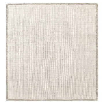 Neutral Toned Area Rug, full view on a white background