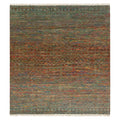 Nuray Saree Silk Wool Home Decor Rug, full view on a white background