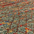Nuray Saree Silk Wool Home Decor Rug, close up of the texture