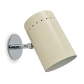 One-Light Articulated Wall Sconce - Stilnovo Style Brass Lamp in polished chrome