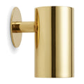 One-Light Mid-Century Modern Stilnovo Style Brass Wall Sconce in polished brass