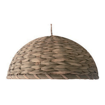 Aquatic Fibre Dome Pendant Shade, 17.7" x 8.9", shown on white
