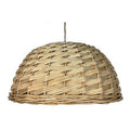 Fine Wicker Dome Pendant Shade, 17.7