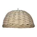 Rattan Basket Dome Pendant Shade, 17.7