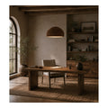 Thatched Straw Dome Pendant Shade, second view