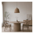 Bamboo Bell Pendant Shade, second view