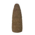 Thatched Straw Bullet Pendant Shade, 9.8