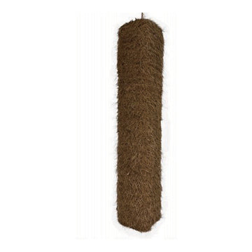 Slim Straw Column Pendant Shade, 4.7" x 4.7" x 25.6", shown on white