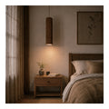 Slim Straw Column Pendant Shade, second view