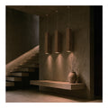 Tall Straw Column Pendant Shade, second view