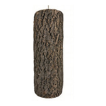 Slim Bark Log Pendant Shade, 4.7" x 19.7", shown on white