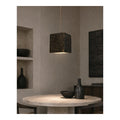 Bark Cube Pendant Shade, second view