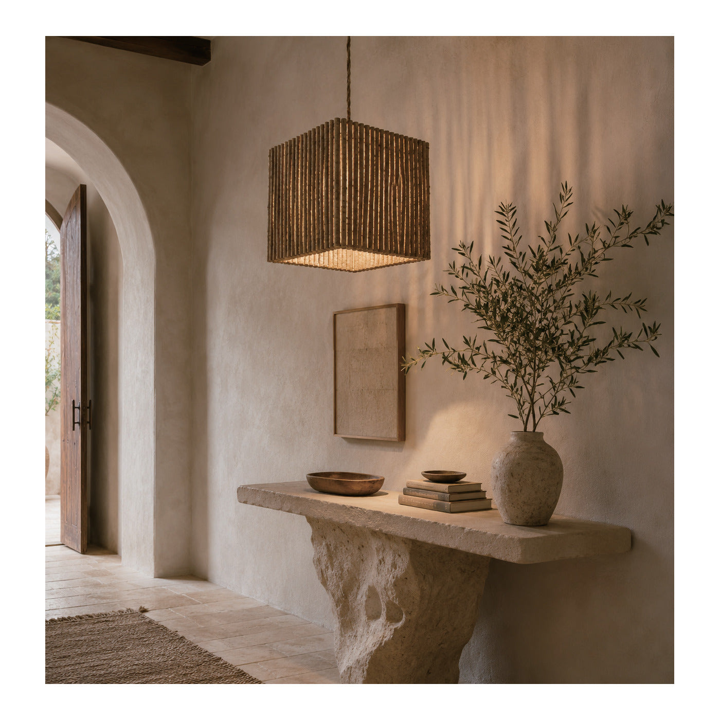 Twig Lantern Pendant Shade, second view