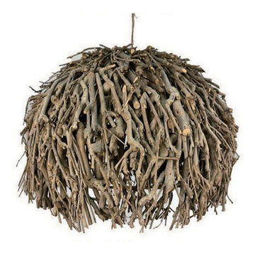 Driftwood Cluster Pendant Shade, 15.7" x 11.8", shown on white