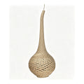 Wicker Gourd Pendant Shade, 132 x 332 in, shown on white