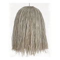 Hemp Fringe Pendant Shade, 50 x 62 cm, shown on white