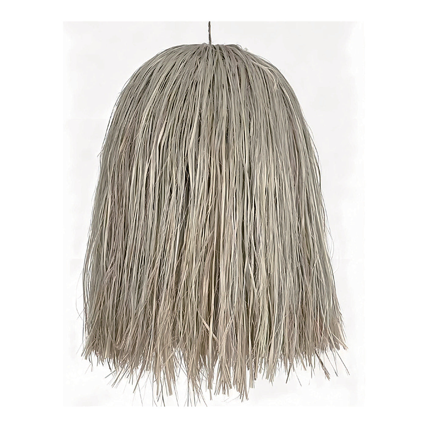 Hemp Fringe Pendant Shade, 50 x 62 cm, shown on white