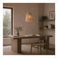 Hemp Fringe Pendant Shade, second view