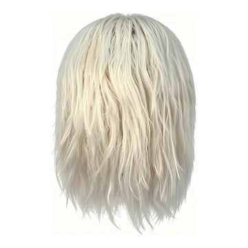 Ivory Hemp Fringe Pendant Shade, 50 x 70 cm, shown on white
