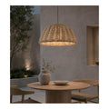 Basket Wicker Dome Pendant Shade, second view