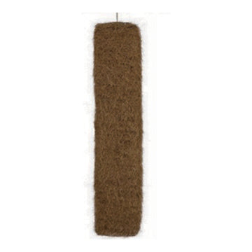 Slim Straw Panel Pendant Shade, 7.1" x 7.1" x 38.4", shown on white