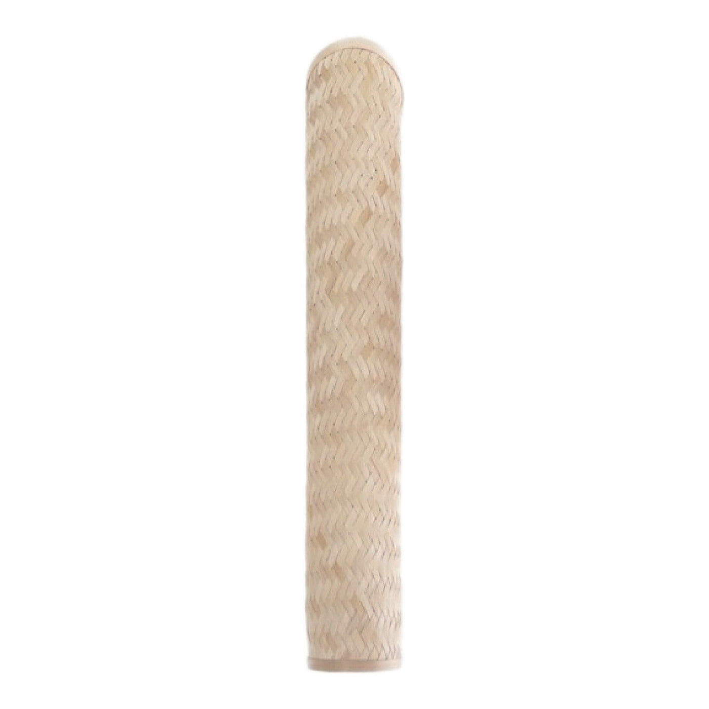 Bamboo Tube Pendant Shade, 4.7" x 26.8", shown on white