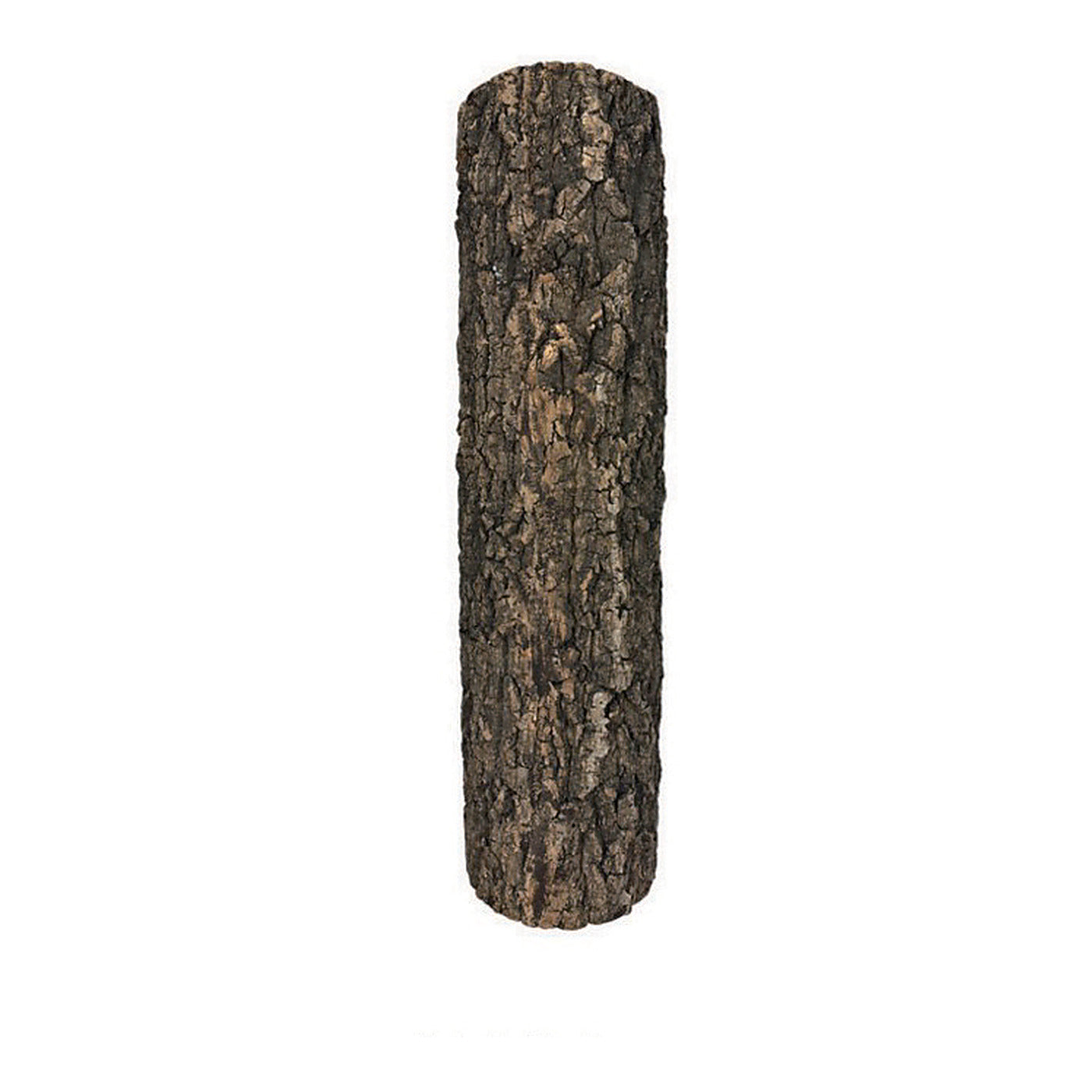 Bark Post Pendant Shade, 7.5" x 22.8", shown on white