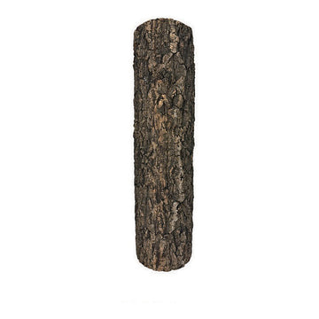 Bark Post Pendant Shade, 7.5" x 22.8", shown on white
