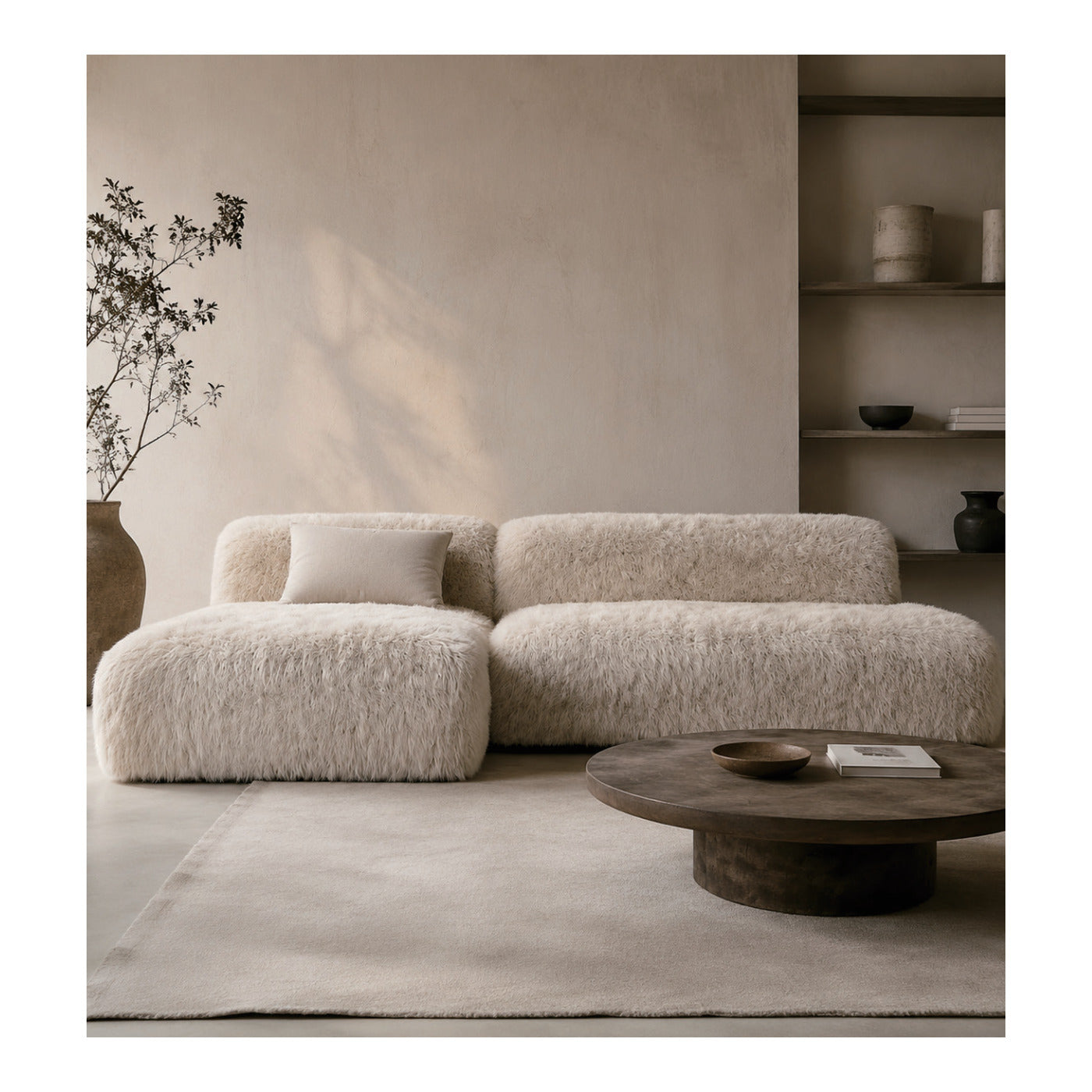 Sheepskin Modular Sofa, second view