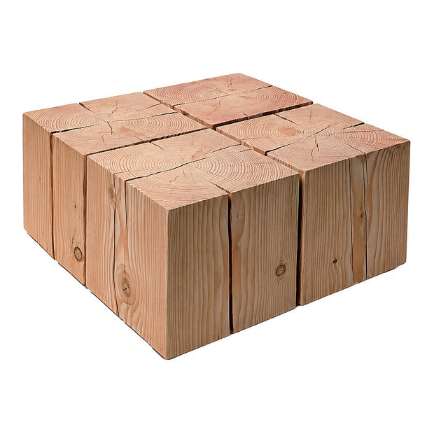 Pine Block Coffee Table