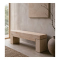 Bleached Elm Bench, second view