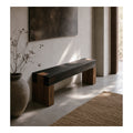 Charred Beam Bench, second view