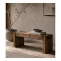 Elm Notched Bench, second view