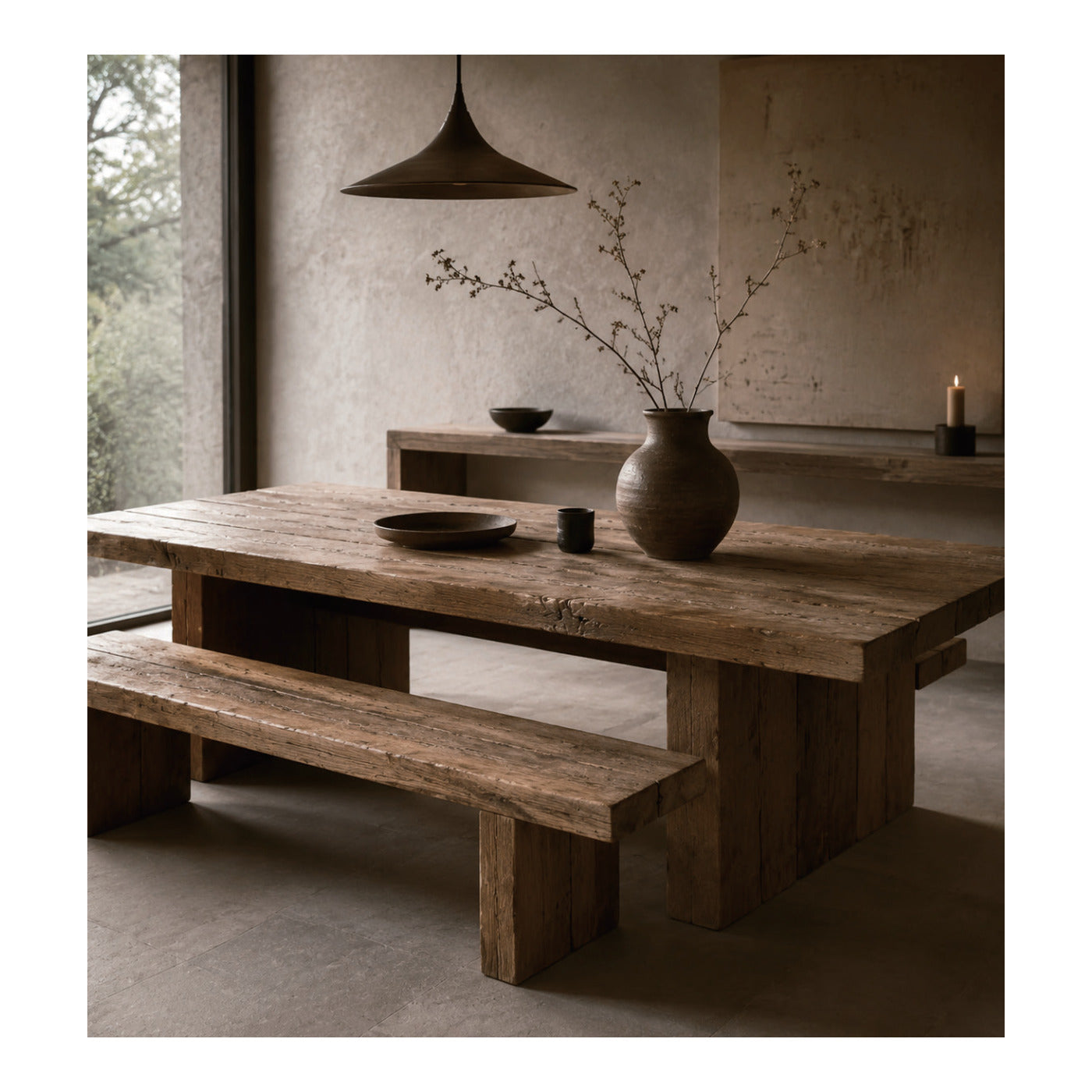 Elm Live-Edge Dining Table, second view