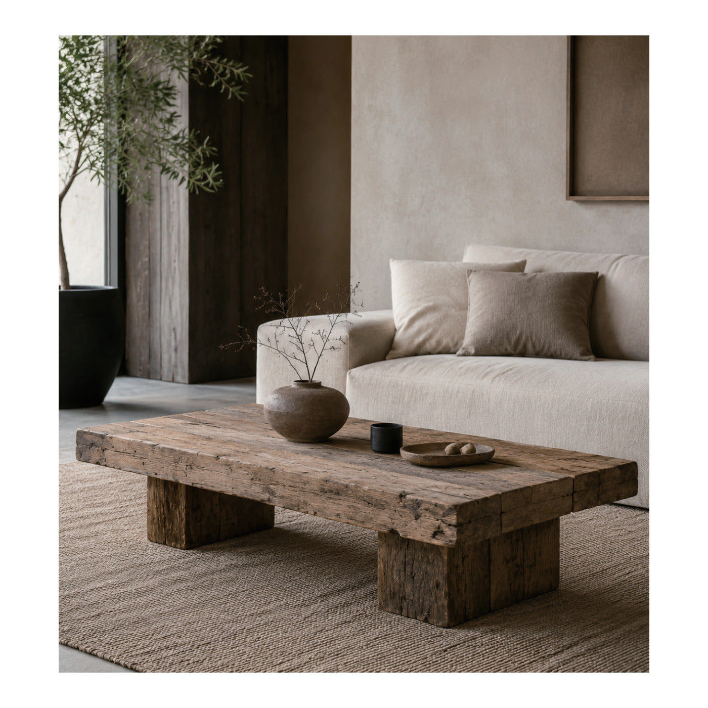 Elm Beam Coffee Table, second view